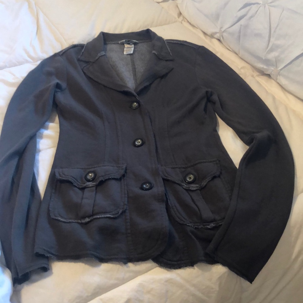 Knit blazer